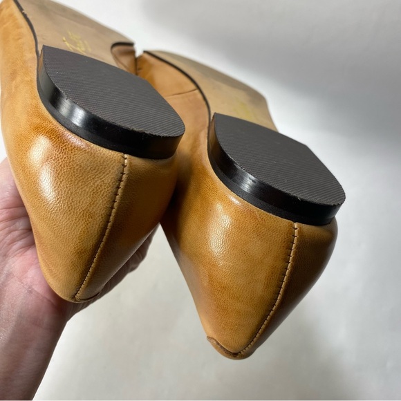 Trotters Estee Soft Leather Pointed Toe Woven Flats 7 1/2 M - Picture 12 of 14